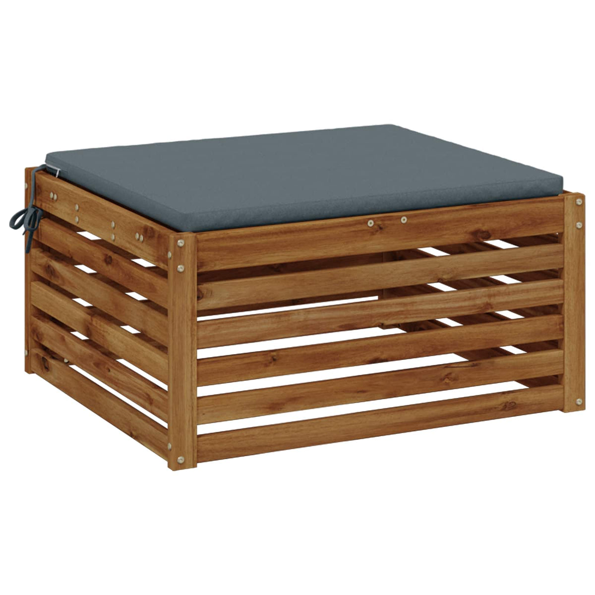 1-Piece Zitkussen SOEST 100% Polyester Blauw 80 x 80 x 3 cm