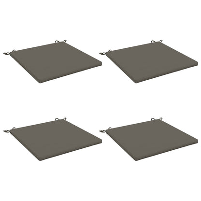 4-Piece Zitkussens SOEST 4 st 100% Polyester Grijs