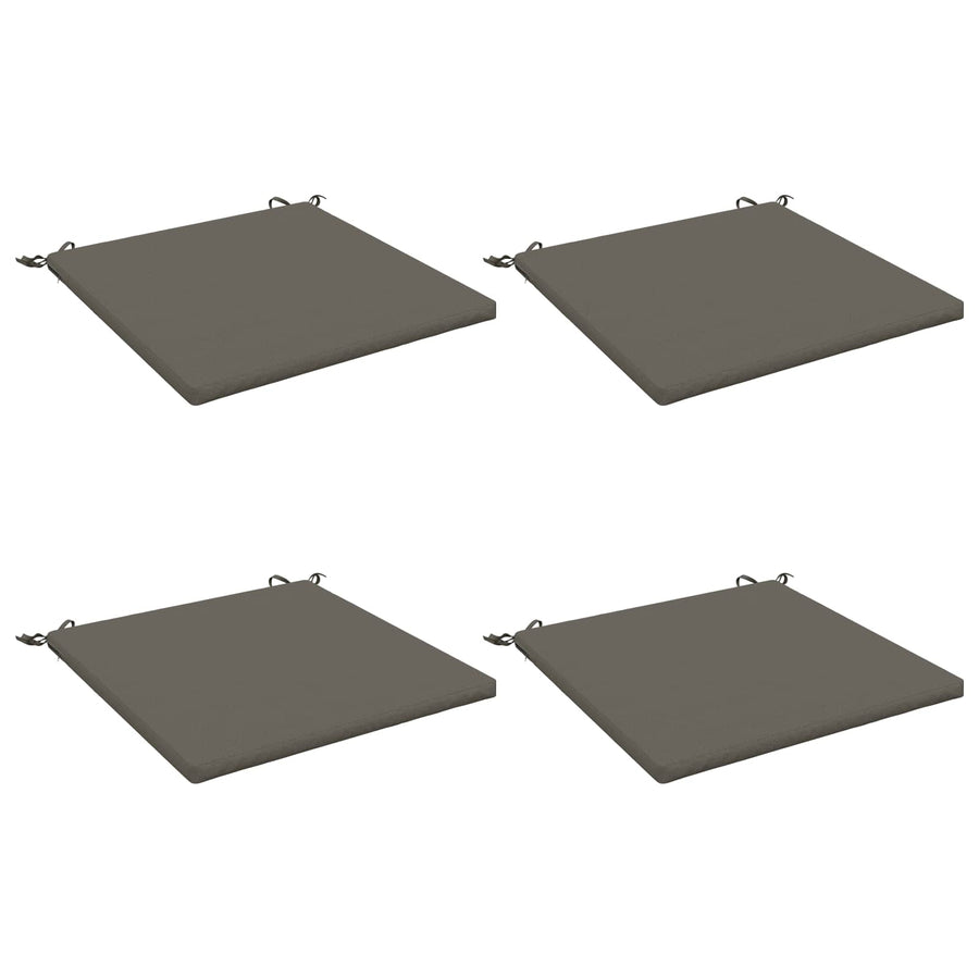 4-Piece Zitkussens SOEST 4 st 100% Polyester Grijs