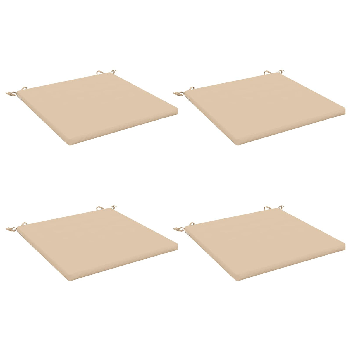 4-Piece Zitkussens SOEST 4 st 100% Polyester Crèmekleurig