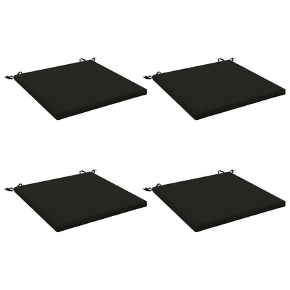 4-Piece Zitkussens SOEST 4 st 100% Polyester Zwart