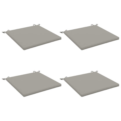 4-Piece Zitkussens SOEST 4 st 100% Polyester Grijs