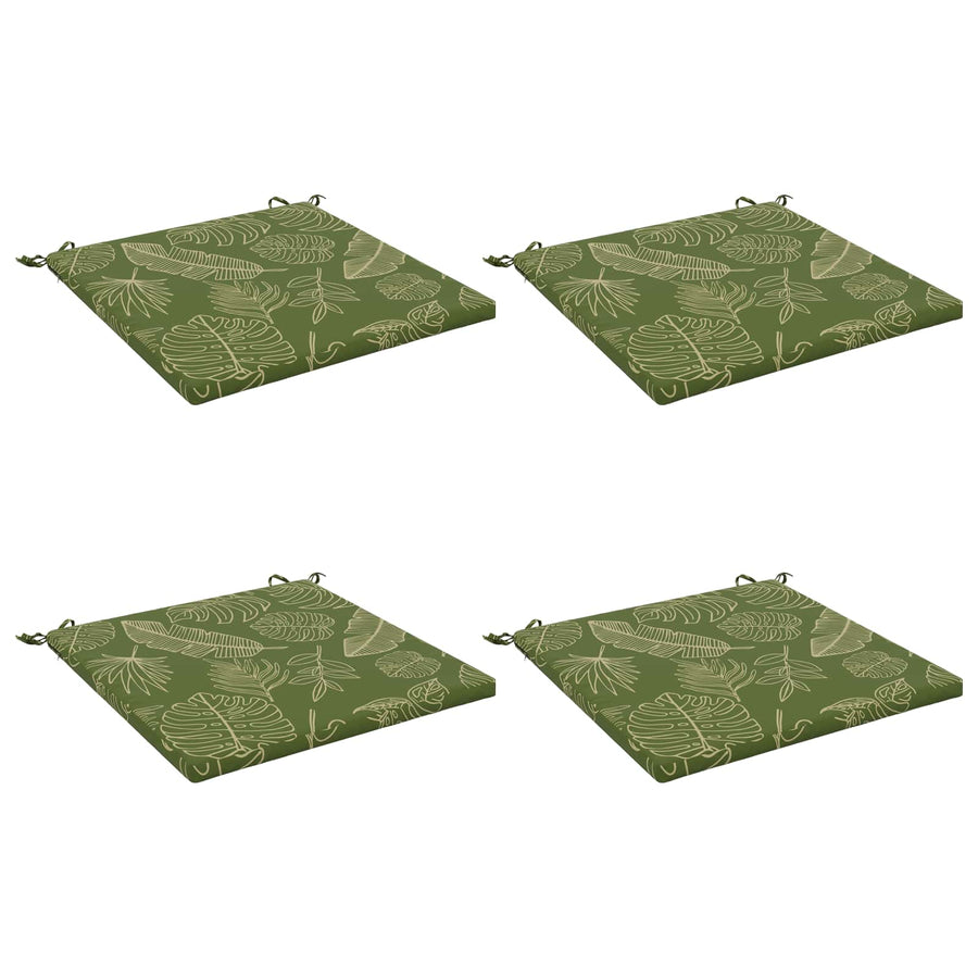 4-Piece Zitkussens SOEST 4 st 100% Polyester Bladontwerp