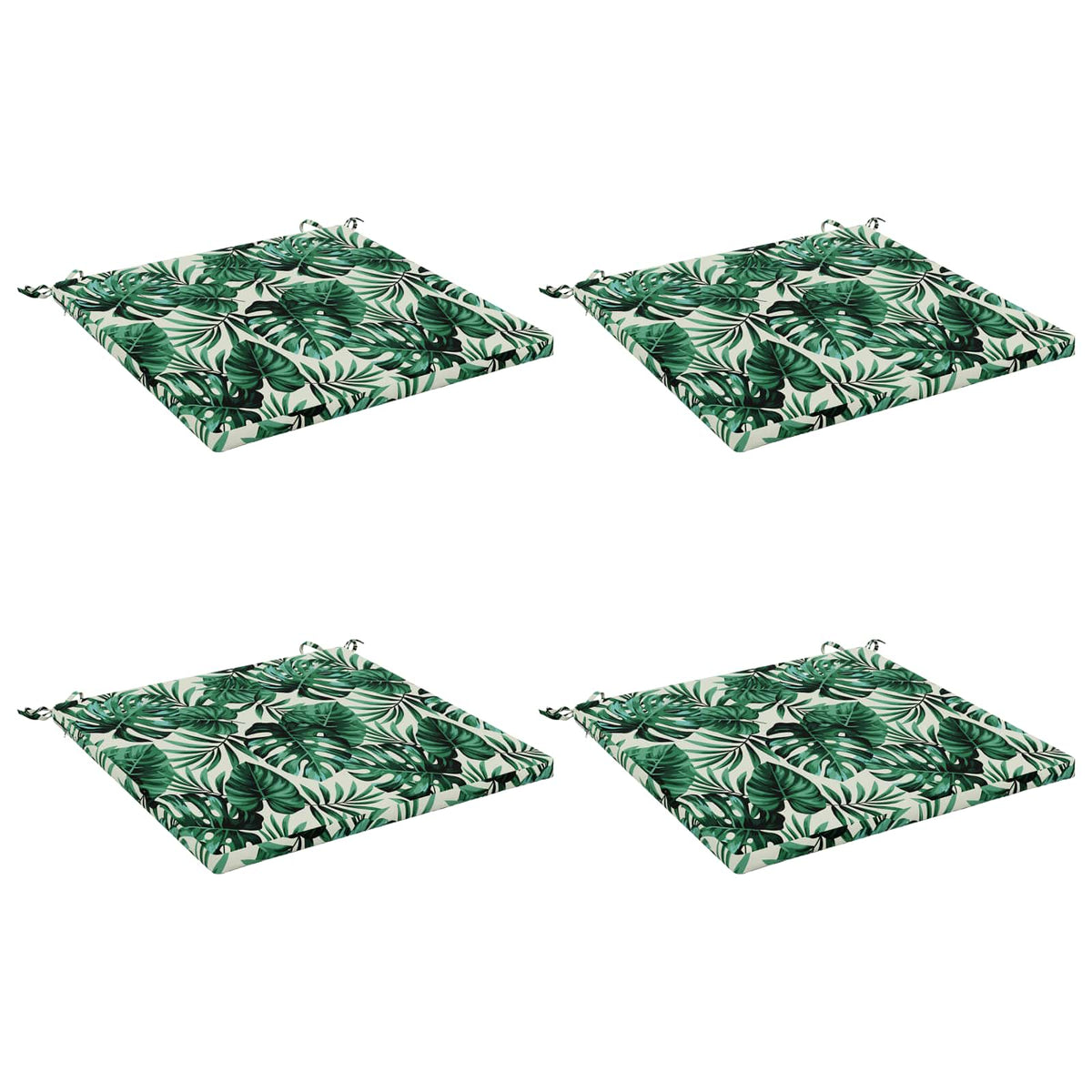 4-Piece Zitkussens SOEST 4 st 100% Polyester Bladpatroon