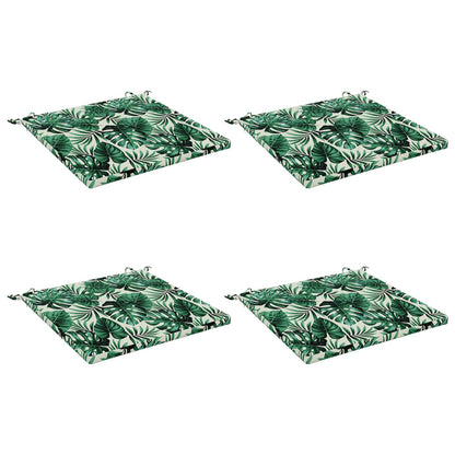4-Piece Zitkussens SOEST 4 st 100% Polyester Bladpatroon