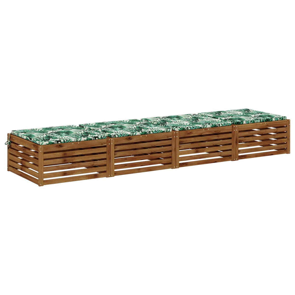 4-Piece Zitkussens SOEST 4 st 100% Polyester Bladpatroon