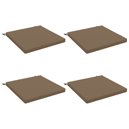 4-Piece Zitkussens SOEST 4 st 100% Polyester Taupe