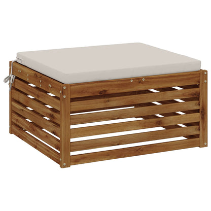 1-Piece Zitkussen SOEST 100% Polyester Wit 80 x 80 x 5 cm