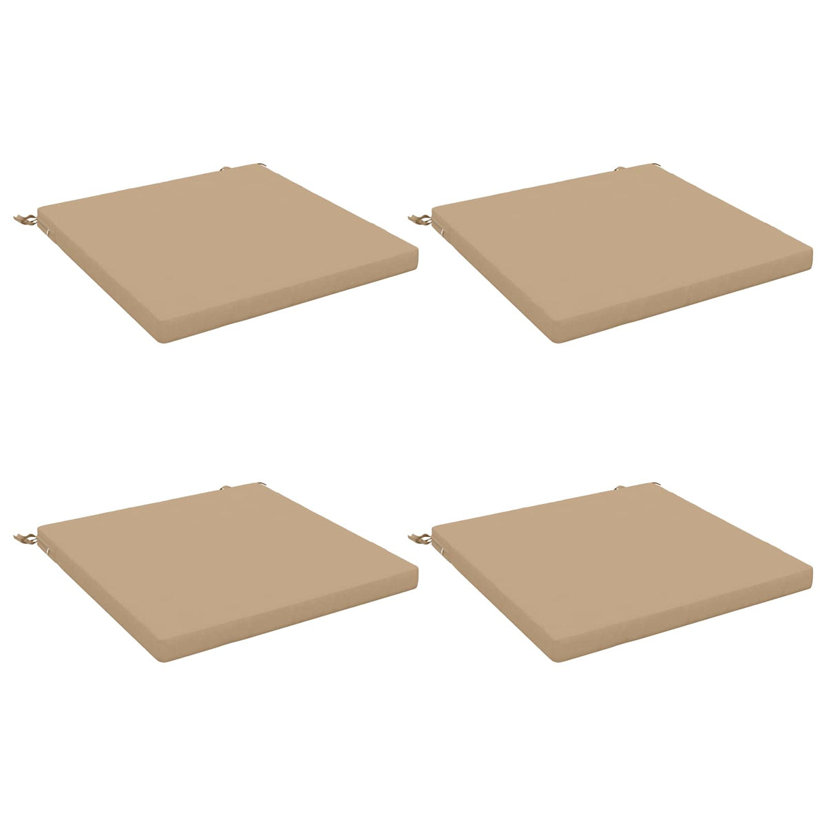 4-Piece Zitkussens SOEST 4 st 100% Polyester Zand