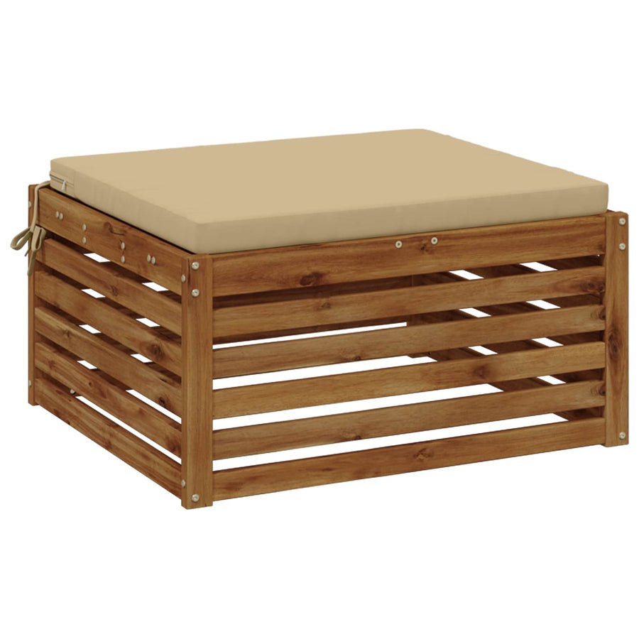 1-Piece Zitkussen SOEST 100% Polyester Beige 80 x 80 x 5 cm