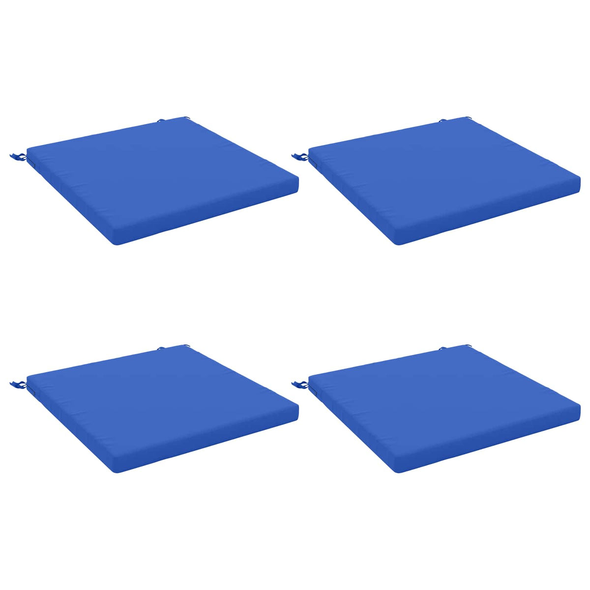 4-Piece Zitkussens SOEST 4 st 100% Polyester Koninklijk Blauw