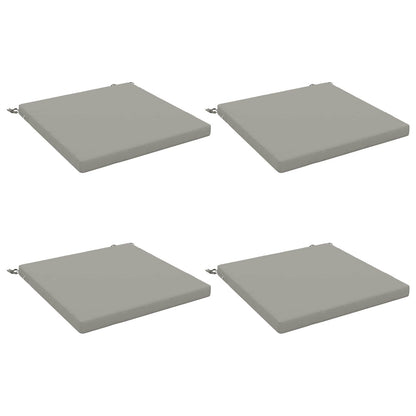 4-Piece Zitkussens SOEST 4 st 100% Polyester Grijs