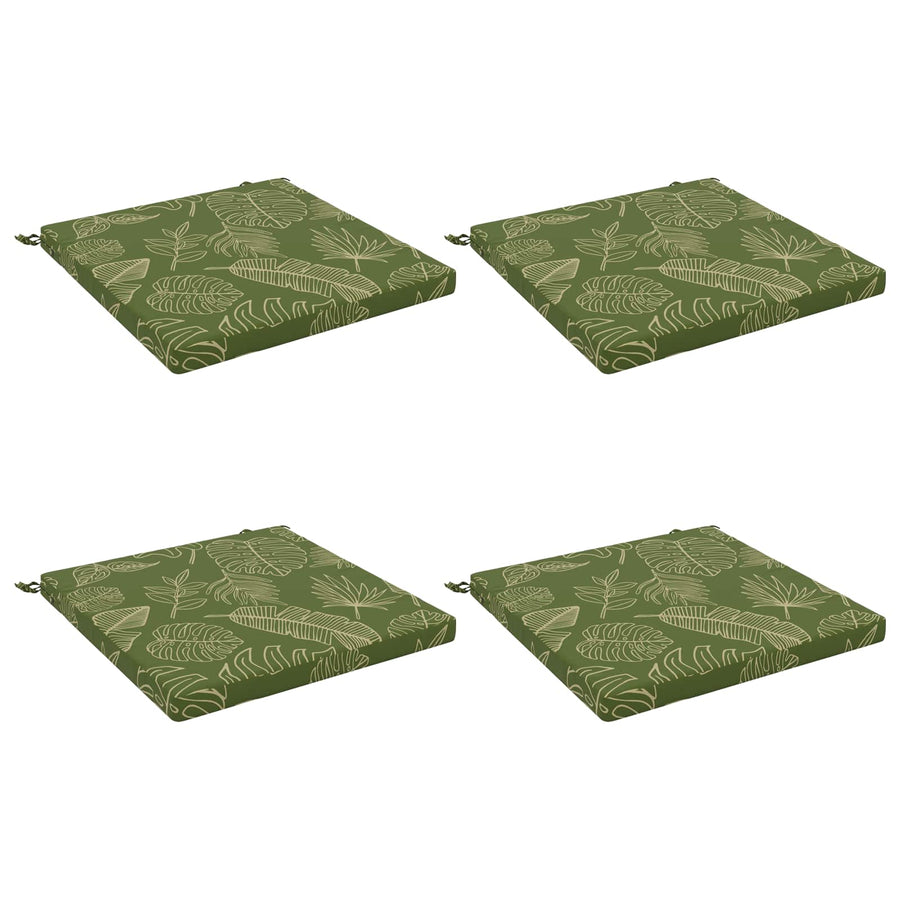 4-Piece Zitkussens SOEST 4 st 100% Polyester Bladontwerp