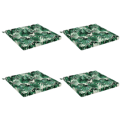 4-Piece Zitkussens SOEST 4 st 100% Polyester Bladpatroon