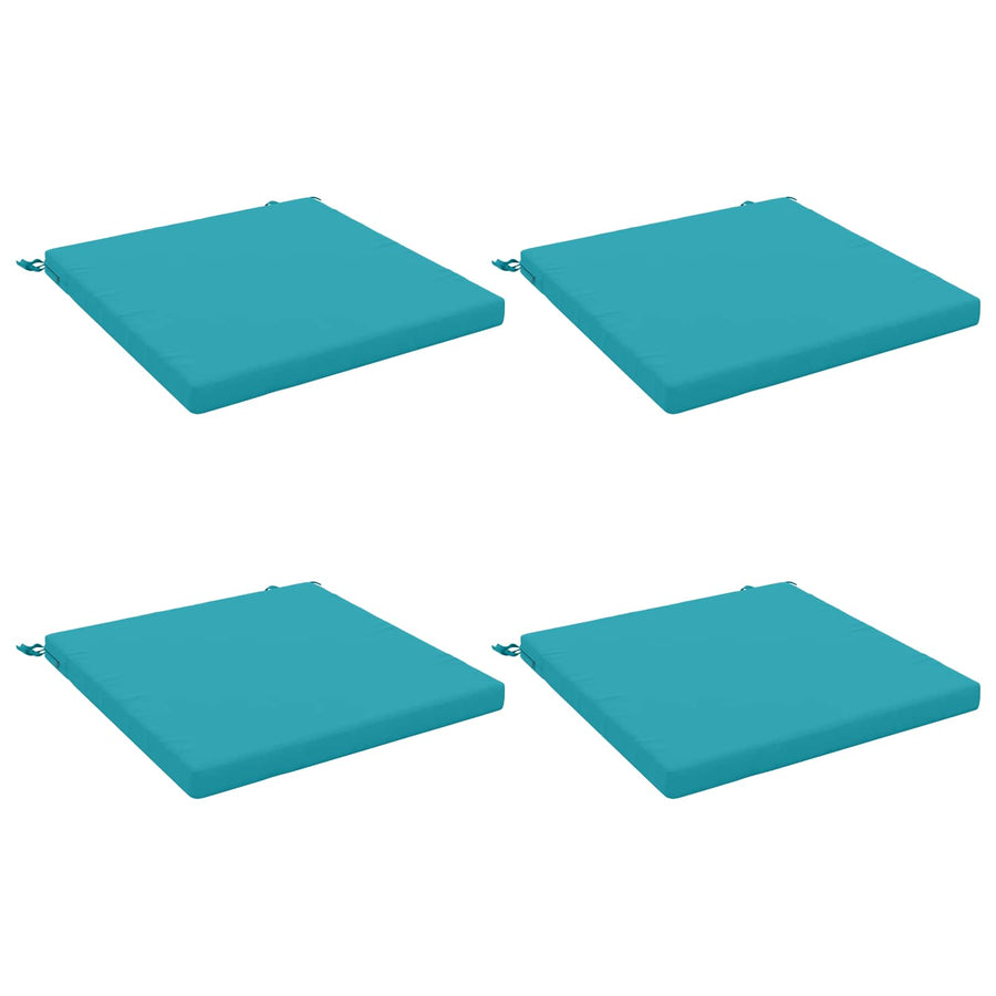 4-Piece Zitkussens SOEST 4 st 100% Polyester Turquoise