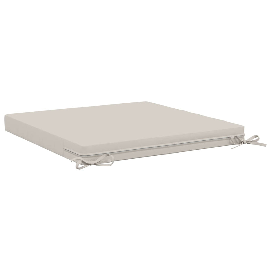 1-Piece Zitkussen SOEST 100% Polyester Wit 80 x 80 x 7 cm