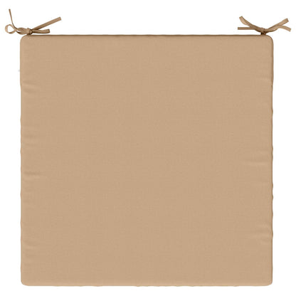 1-Piece Zitkussen SOEST 100% Polyester Zand 80 x 80 x 7 cm