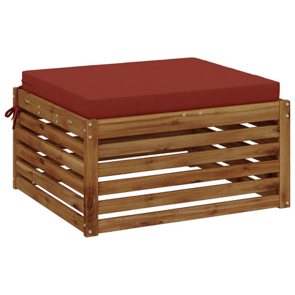 1-Piece Zitkussen SOEST 100% Polyester Rood 80 x 80 x 7 cm