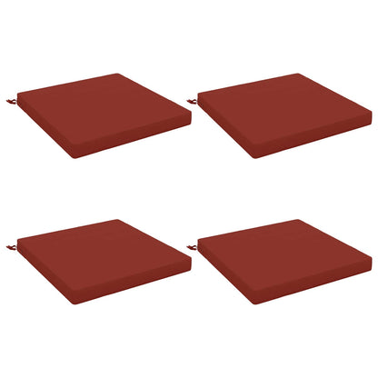 4-Piece Zitkussens SOEST 4 st 100% Polyester Rood