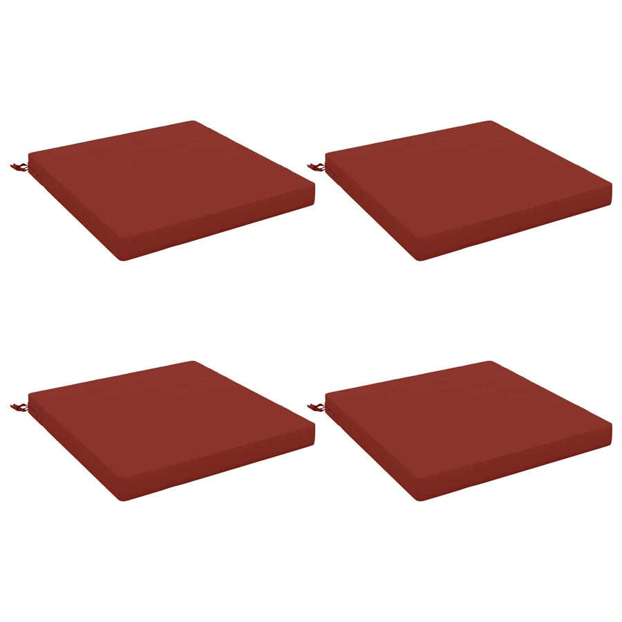 4-Piece Zitkussens SOEST 4 st 100% Polyester Rood