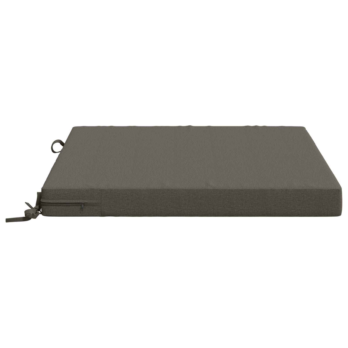 1-Piece Zitkussen SOEST 100% Polyester Grijs 80 x 80 x 7 cm