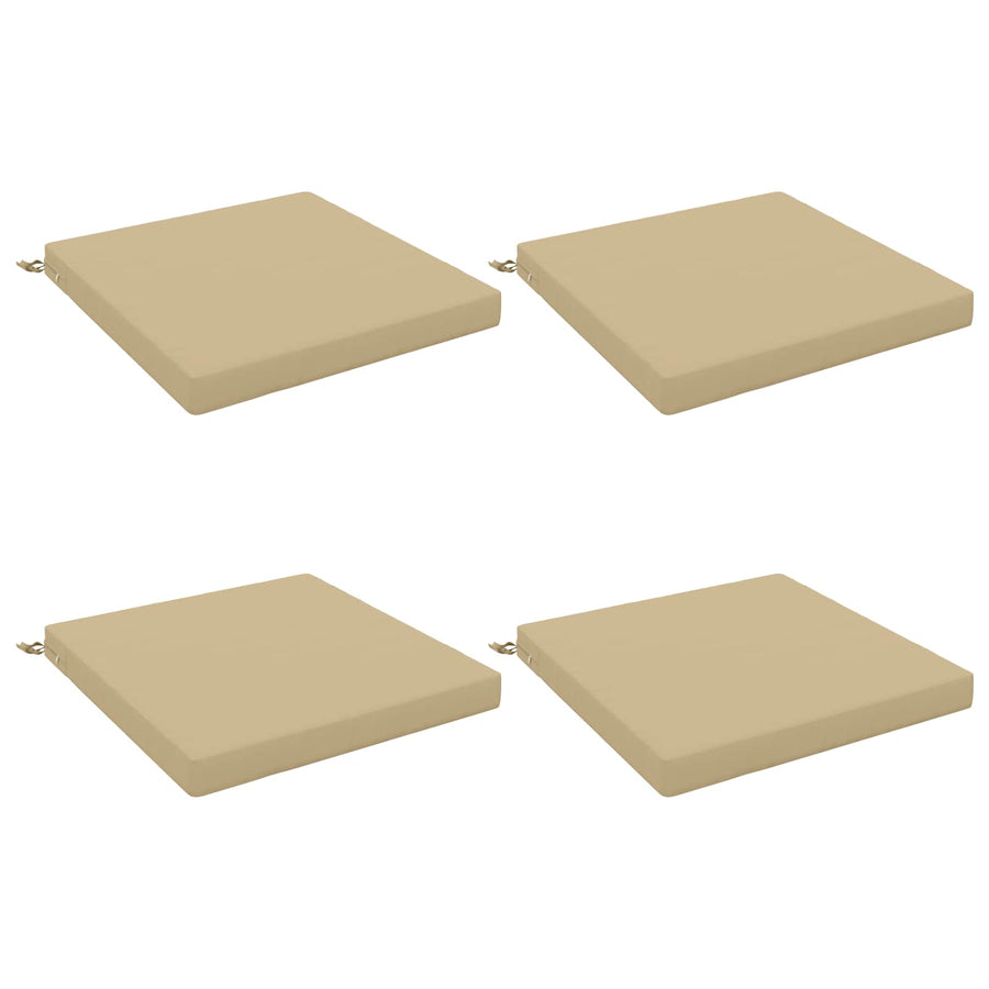 4-Piece Zitkussens SOEST 4 st 100% Polyester Beige