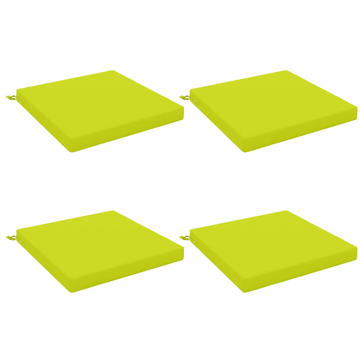 4-Piece Zitkussens SOEST 4 st 100% Polyester Helder groen