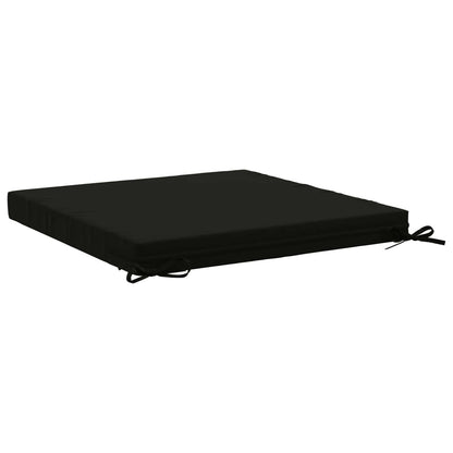 1-Piece Zitkussen SOEST 100% Polyester Zwart 80 x 80 x 7 cm