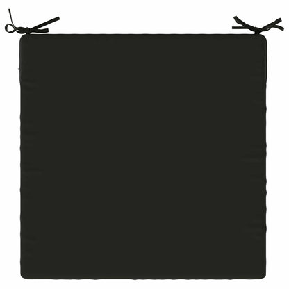 1-Piece Zitkussen SOEST 100% Polyester Zwart 80 x 80 x 7 cm