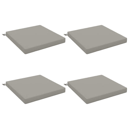 4-Piece Zitkussens SOEST 4 st 100% Polyester Grijs
