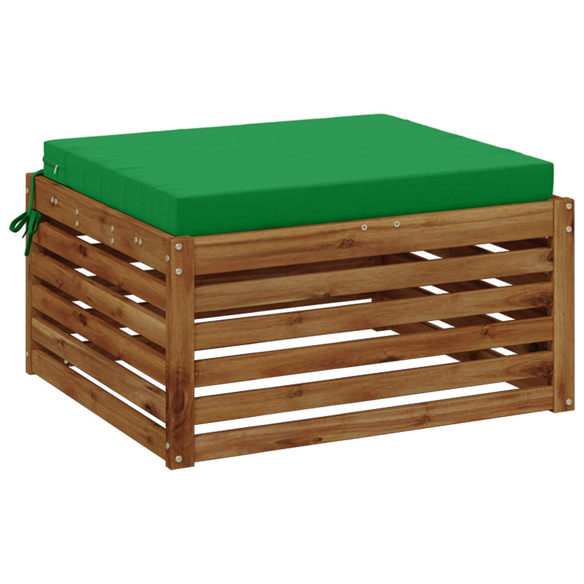 1-Piece Zitkussen SOEST 100% Polyester Groen 80 x 80 x 7 cm