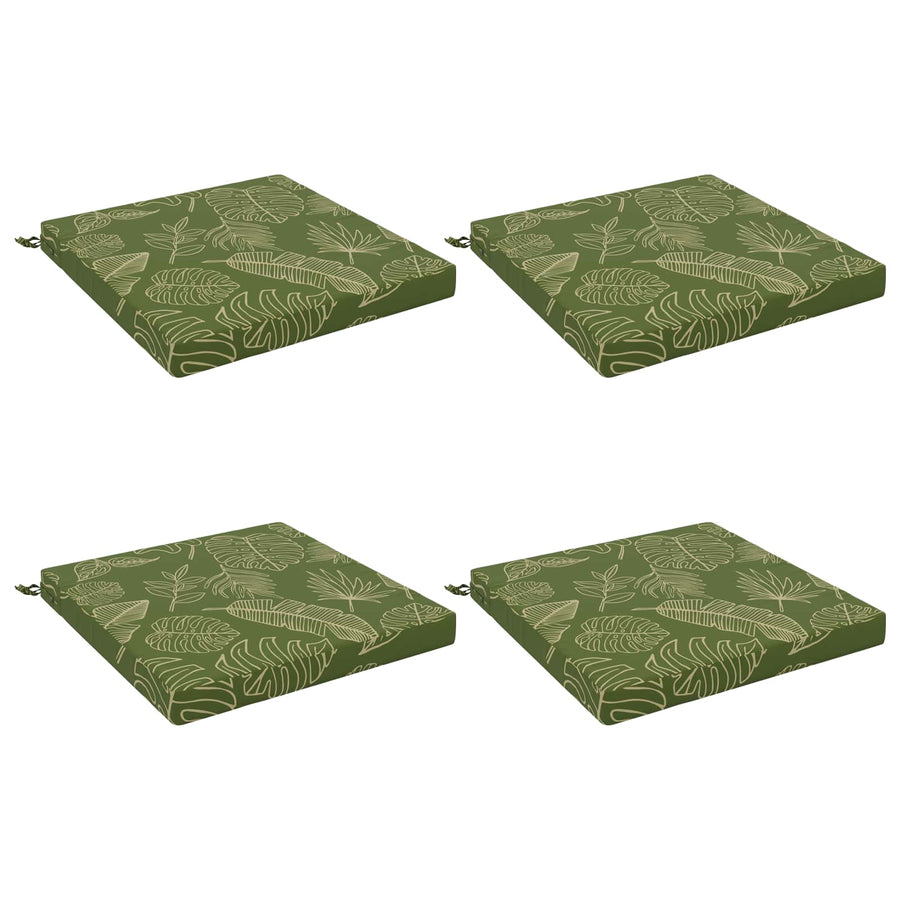 4-Piece Zitkussens SOEST 4 st 100% Polyester Bladontwerp