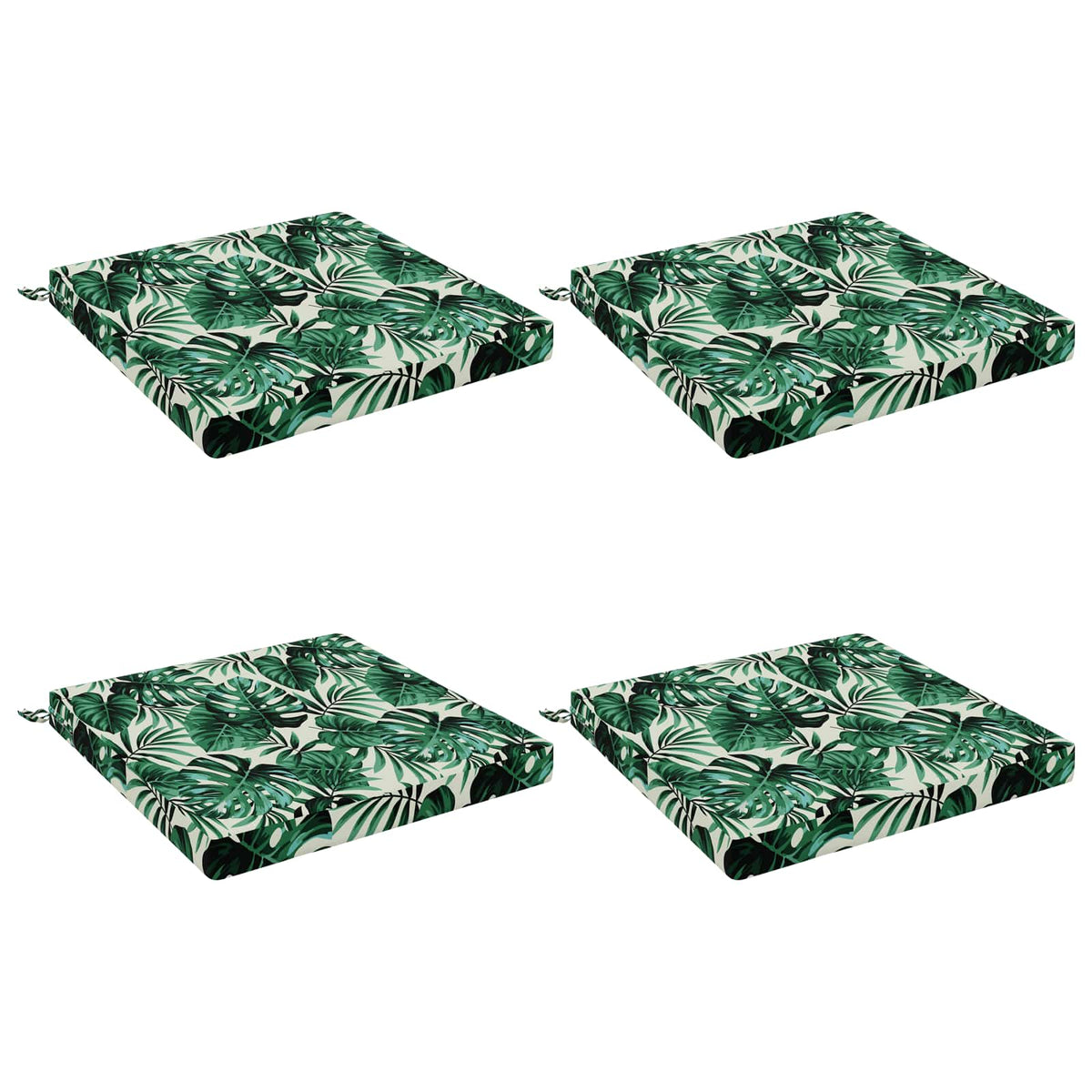 4-Piece Zitkussens SOEST 4 st 100% Polyester Bladpatroon