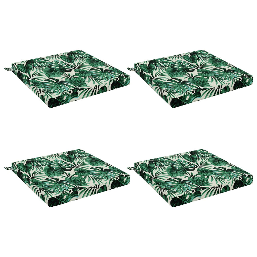 4-Piece Zitkussens SOEST 4 st 100% Polyester Bladpatroon