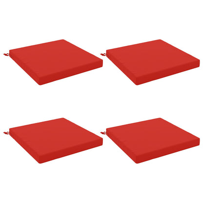 4-Piece Zitkussens SOEST 4 st 100% Polyester Rood