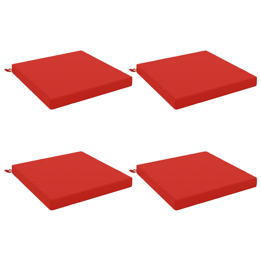 4-Piece Zitkussens SOEST 4 st 100% Polyester Rood