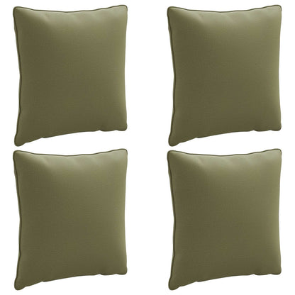 4-Delige Rugkussens PUTTEN 4 pcs 100% Polyester Olijfgroen