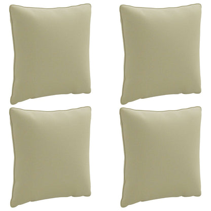 4-Delige Rugkussens PUTTEN 4 pcs 100% Polyester Lichtgroen