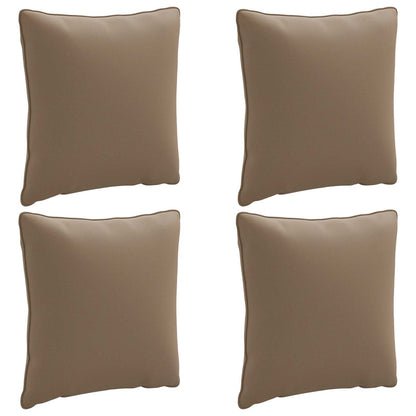 4-Delige Rugkussens PUTTEN 4 pcs 100% Polyester Taupe