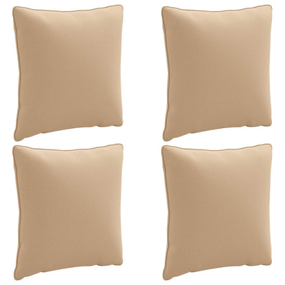 4-Delige Rugkussens PUTTEN 4 pcs 100% Polyester Zand