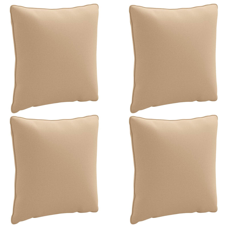 4-Delige Rugkussens PUTTEN 4 pcs 100% Polyester Zand