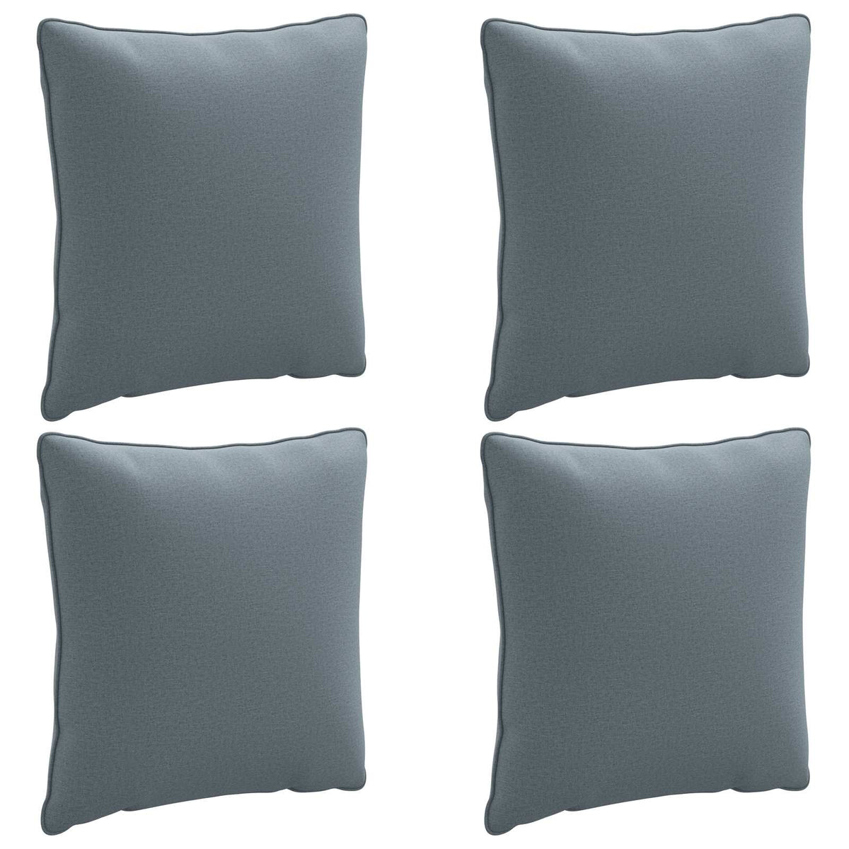 4-Delige Rugkussens PUTTEN 4 pcs 100% Polyester Blauw
