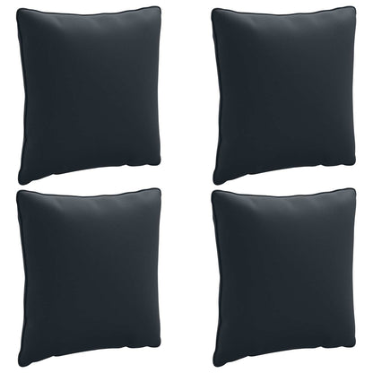 4-Delige Rugkussens PUTTEN 4 pcs 100% Polyester Donkerblauw