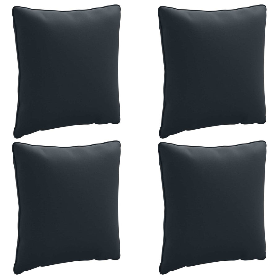 4-Delige Rugkussens PUTTEN 4 pcs 100% Polyester Donkerblauw