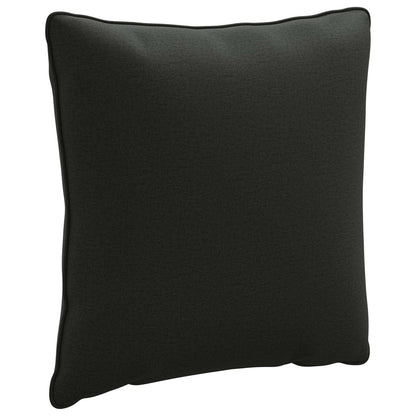 1-Delig Rugkussen PUTTEN 100% Polyester Zwart 40 x 40 x 15 cm