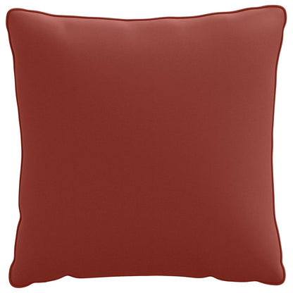 1-Delig Rugkussen PUTTEN 100% Polyester Rood 40 x 40 x 15 cm