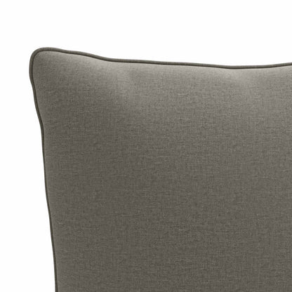 1-Delig Rugkussen PUTTEN 100% Polyester Grijs 40 x 40 x 15 cm