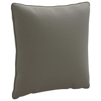 1-Delig Rugkussen PUTTEN 100% Polyester Grijs 40 x 40 x 15 cm