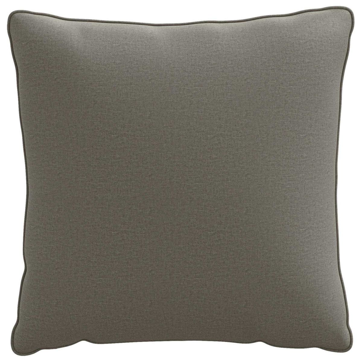 1-Delig Rugkussen PUTTEN 100% Polyester Grijs 40 x 40 x 15 cm