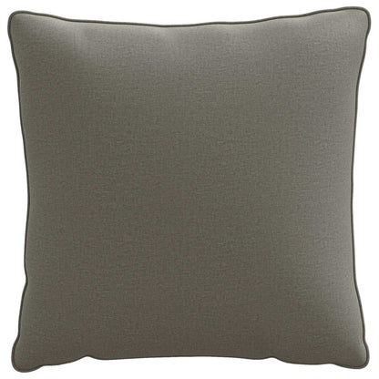 1-Delig Rugkussen PUTTEN 100% Polyester Grijs 40 x 40 x 15 cm